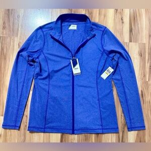 💙 IZOD Sport Zip Jacket – Medium – NWT – Clematis Blue